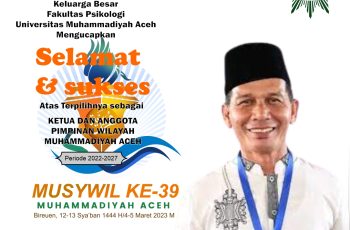 Ketua Wilayah Muhammadiyah Aceh