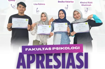 Apresiasi Mahasiswi Aktif pada Ajang MANPSY (Muhammadiyah-Aisyiyah National Psychology) Kategori Lomba Intervensi