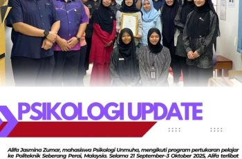 Mahasiswi Fakultas Psikologi UNMUHA Mengikuti Student Exchange ke Politeknik Seberang Perai (PSP) Malaysia