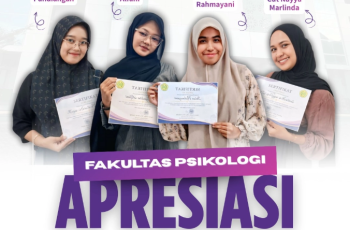 Apresiasi Mahasiswi Aktif pada Ajang MANPSY (Muhammadiyah-Aisyiyah National Psychology) Kategori Lomba Artikel