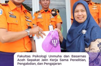 Fakultas Psikologi Unmuha Audiensi dengan Kepala Basarnas Aceh, Bangun Sinergi untuk Pendampingan Psikologis Korban Bencana