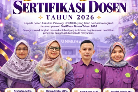 🎓✨ SELAMAT DAN SUKSES SERTIFIKASI DOSEN 2026 ✨🎓