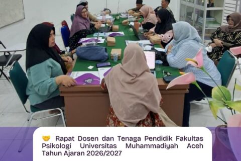 Fakultas Psikologi UNMUHA Perkuat Mutu Akademik melalui Sosialisasi Kurikulum OBE dan Pembagian SK Mengajar